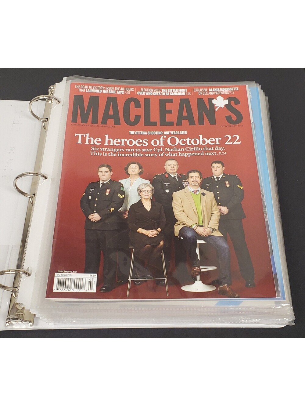 Maclean's Magazine Collection in Binder - Various Issues - VG